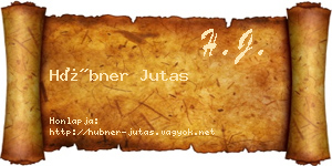 Hübner Jutas névjegykártya